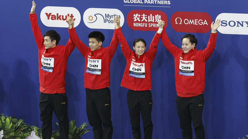 China_Dominates_Mixed_Team_Diving_at_World_Aquatics_Championships - Khabar Asia China_Dominates_Mixed_Team_Diving_at_World_Aquatics_Championships