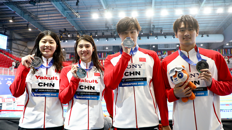 China_Secures_Medals__Marchand_Makes_History_at_World_Aquatics_Championships - Khabar Asia China_Secures_Medals__Marchand_Makes_History_at_World_Aquatics_Championships