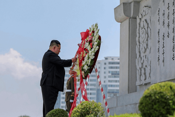 DPRK Leader Visits China-DPRK Friendship Tower on War Anniversary DPRK_Leader_Visits_China_DPRK_Friendship_Tower_on_War_Anniversary