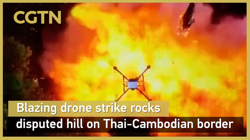 Drone Strike Escalates Tensions Near Thai-Cambodian Border Temple Drone_Strike_Escalates_Tensions_Near_Thai_Cambodian_Border_Temple video poster