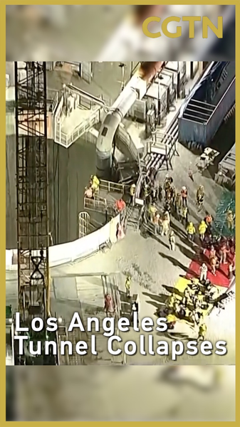 Los Angeles Tunnel Collapse Sparks Major Rescue Effort Los_Angeles_Tunnel_Collapse_Sparks_Major_Rescue_Effort video poster