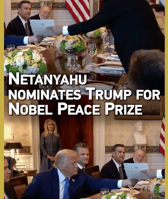 Netanyahu Nominates Trump for Nobel Peace Prize Netanyahu_Nominates_Trump_for_Nobel_Peace_Prize video poster