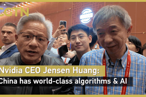 Nvidia CEO Jensen Huang Praises China’s AI Innovation at Expo Nvidia_CEO_Jensen_Huang_Praises_China_s_AI_Innovation_at_Expo video poster