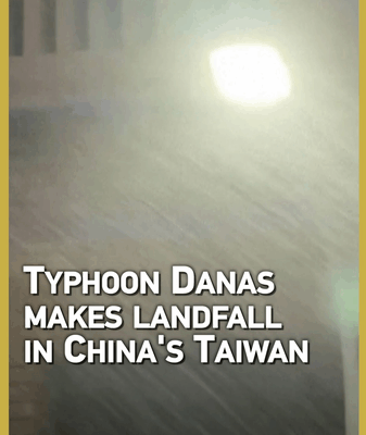Typhoon Danas Hits Taiwan, Threatens Chinese Mainland Coast Typhoon_Danas_Hits_Taiwan__Threatens_Chinese_Mainland_Coast video poster