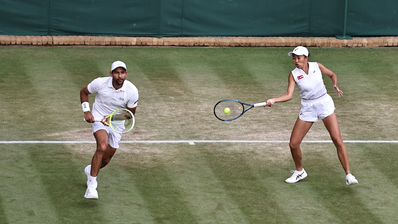 Zhang_Shuai_Advances_to_Wimbledon_Mixed_Doubles_Quarterfinals