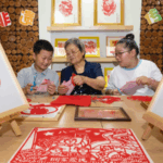 Anhui_Paper_Cutting_Workshop_Celebrates_Army_Day_Spirit_with_Youth
