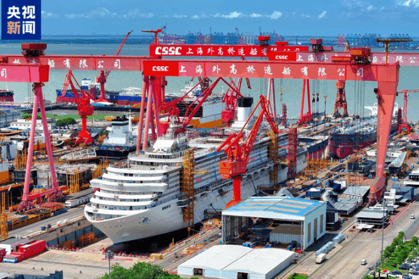 China’s Adora Flora City Cruise Ship Reaches Key Construction Milestone China_s_Adora_Flora_City_Cruise_Ship_Reaches_Key_Construction_Milestone