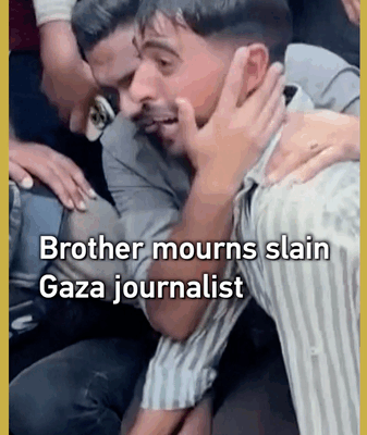 Gaza Journalist Mourned After Hospital Strike Kills Media Workers Gaza_Journalist_Mourned_After_Hospital_Strike_Kills_Media_Workers video poster