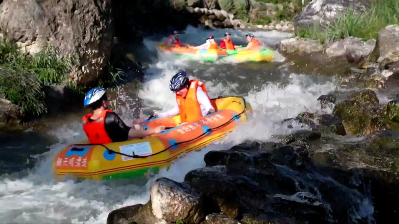 Thrilling Rafting Adventures Revitalize Central China’s Summer Tourism video poster