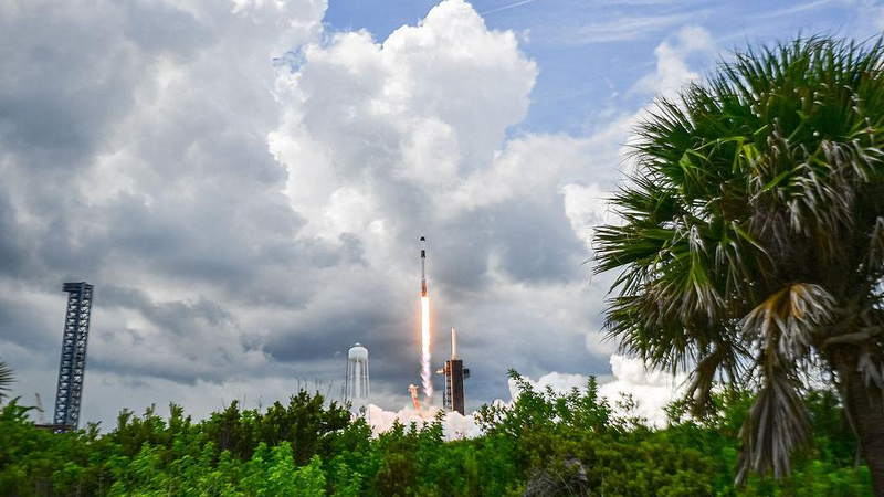 NASA_and_SpaceX_Launch_Crew_11_to_ISS_for_Lunar_Research