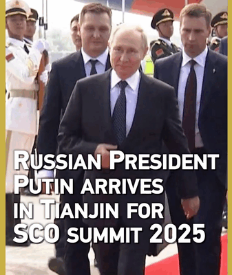 Putin Lands in Tianjin for SCO Summit Amid Global Focus on Asia Putin_Lands_in_Tianjin_for_SCO_Summit_Amid_Global_Focus_on_Asia video poster