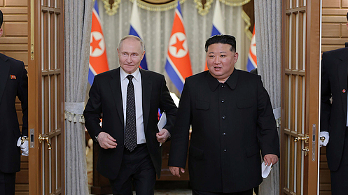 Putin, Kim Jong Un Discuss Bilateral Ties Ahead of Key US-Russia Summit Putin__Kim_Jong_Un_Discuss_Bilateral_Ties_Ahead_of_Key_US_Russia_Summit