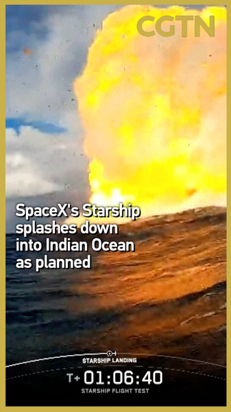 SpaceX Starship Completes Milestone Test Flight, Lands in Indian Ocean SpaceX_Starship_Completes_Milestone_Test_Flight__Lands_in_Indian_Ocean video poster