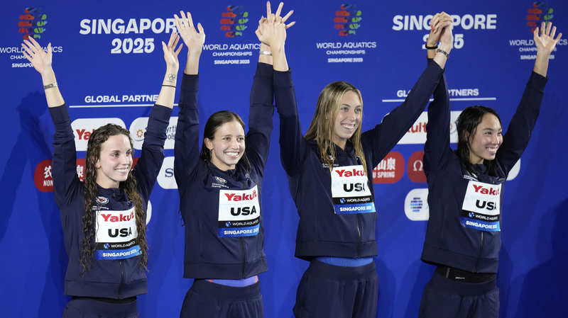 USA_Shatters_World_Record_at_World_Aquatics_Championships__China_Secures_14_Medals - Khabar Asia USA_Shatters_World_Record_at_World_Aquatics_Championships__China_Secures_14_Medals