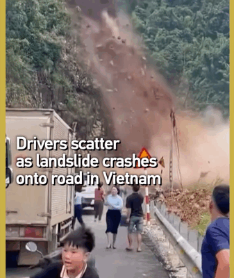 Vietnam Landslide Sparks Chaos on Highway 4G; No Injuries Reported Vietnam_Landslide_Sparks_Chaos_on_Highway_4G__No_Injuries_Reported video poster