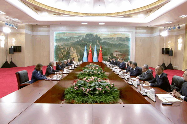 Xi Jinping, UN Chief Advocate Global Unity in Tianjin Meeting Xi_Jinping__UN_Chief_Advocate_Global_Unity_in_Tianjin_Meeting video poster