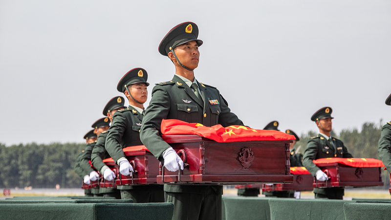 China Honors Martyrs Repatriated from ROK in Shenyang Ceremony China_Honors_Martyrs_Repatriated_from_ROK_in_Shenyang_Ceremony video poster