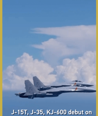 China’s Fujian Carrier Debuts Advanced J-15T, J-35 Jets & KJ-600 Aircraft China_s_Fujian_Carrier_Debuts_Advanced_J_15T__J_35_Jets___KJ_600_Aircraft video poster