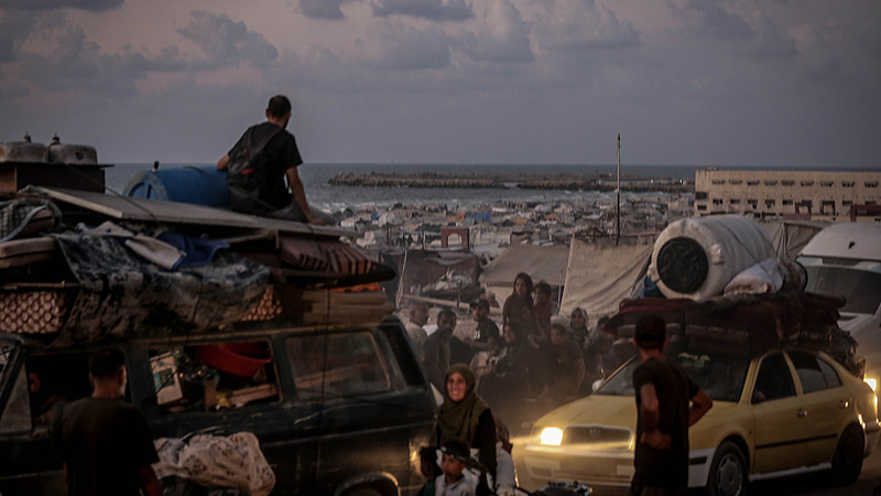 Israeli_Strike_Hits_Gaza_High_Rise_Amid_Escalating_Humanitarian_Crisis