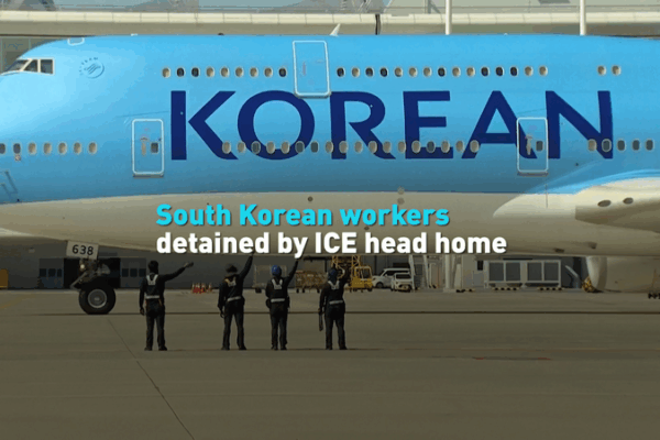South Korean Workers Detained in U.S. ICE Raid Return Home South_Korean_Workers_Detained_in_U_S__ICE_Raid_Return_Home video poster