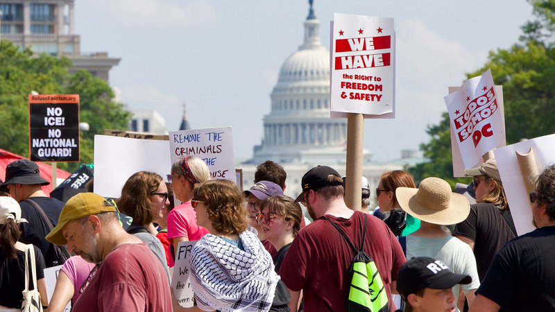 Washington Protests Erupt Over Trump’s Troop Deployment, Migrant Threats Washington_Protests_Erupt_Over_Trump_s_Troop_Deployment__Migrant_Threats