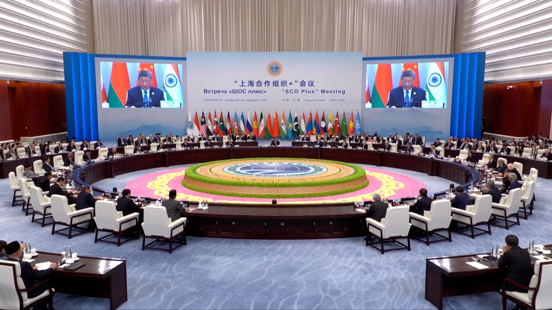 Xi_Jinping_Calls_for_Eurasian_Unity_at_SCO_Meeting_in_Tianjin video poster