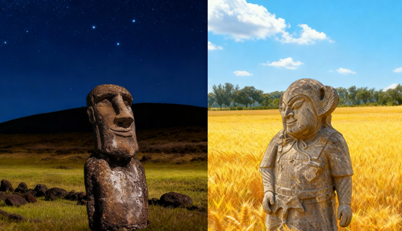 Ancient_Guardians_Speak__Chile_s_Moai_Meets_China_s_Stone_Sentinel video poster