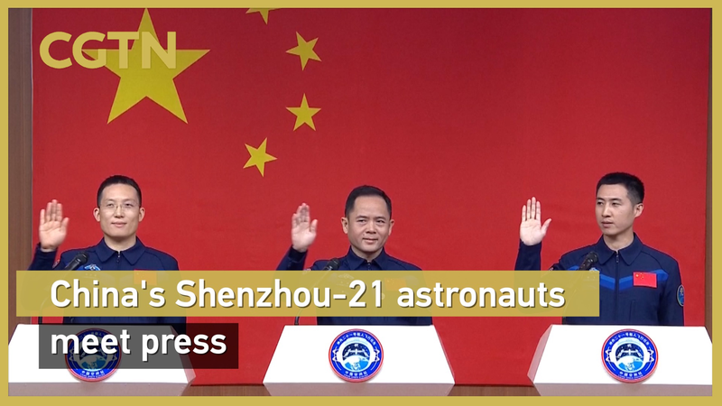 China_s_Shenzhou_21_Crew_Prepares_for_Historic_Space_Mission_Launch video poster