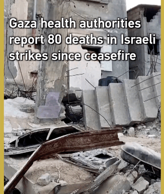Gaza_Reports_80_Deaths_in_Post_Ceasefire_Strikes__Israel__Hamas_Trade_Blame video poster