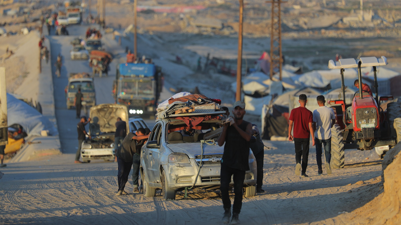 Israel_Blocks_Displaced_Palestinians__Return_to_Northern_Gaza_Amid_Escalation