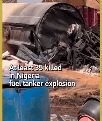 Nigeria Fuel Tanker Explosion Kills 35, Sparks Infrastructure Concerns Nigeria_Fuel_Tanker_Explosion_Kills_35__Sparks_Infrastructure_Concerns video poster