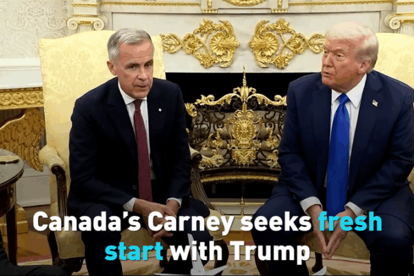 Canada’s Carney Seeks Fresh Start with Trump in Key White House Talks Canada’s Carney Seeks Fresh Start with Trump in Key White House Talks video poster
