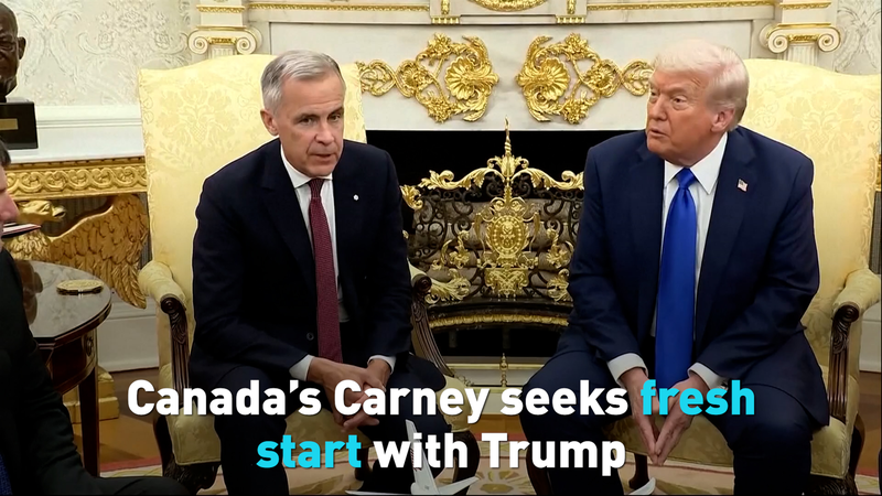 Canada’s Carney Seeks Fresh Start with Trump in Key White House Talks video poster
