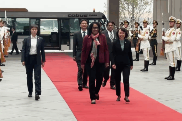 Sri Lankan PM Attends Global Women’s Summit in Beijing Sri Lankan PM Attends Global Women’s Summit in Beijing video poster