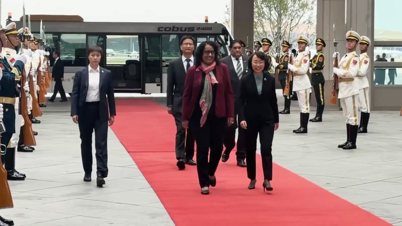Sri Lankan PM Attends Global Women’s Summit in Beijing video poster