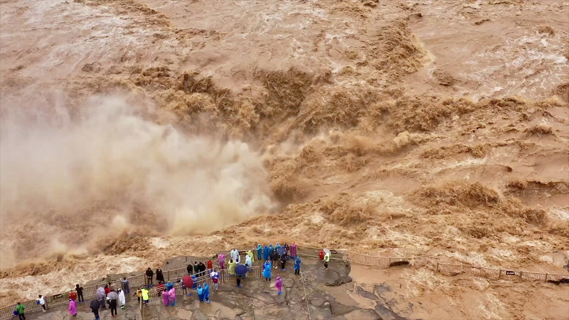 Yellow_River_s_Hukou_Waterfall_Roars_to_Life_as_Flow_Surges video poster