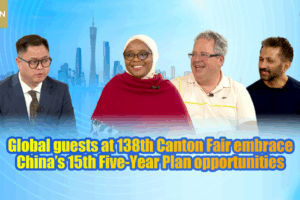 Global Buyers Hail China’s 15th Five-Year Plan at Canton Fair video poster