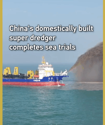 China_s__Tongjun__Super_Dredger_Completes_Sea_Trials__Boosts_Maritime_Capabilities video poster