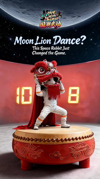 Lunar_Lion_Dance__Space_Rabbit_vs__Mechanical_Lion_in_Historic_Moon_Showdown_poster - Khabar Asia Lunar_Lion_Dance__Space_Rabbit_vs__Mechanical_Lion_in_Historic_Moon_Showdown video poster