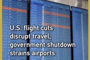 U_S__Government_Shutdown_Sparks_Air_Travel_Chaos_Ahead_of_Thanksgiving video poster