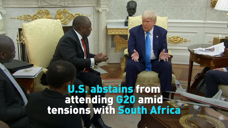 U_S__Skips_G20_Summit_Amid_Tensions_with_South_Africa video poster