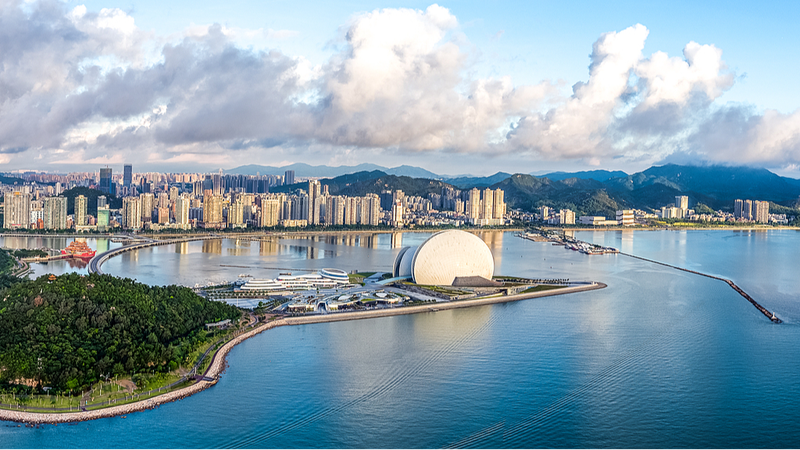 Zhuhai_s__Shell__Theater_Shines_Amid_15th_National_Games_in_Guangdong_poster - Khabar Asia Zhuhai_s__Shell__Theater_Shines_Amid_15th_National_Games_in_Guangdong video poster