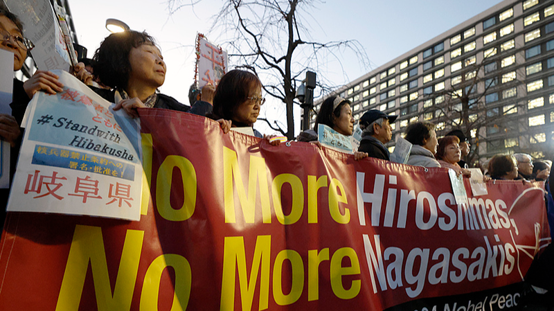 A_Bomb_Survivors_Condemn_Japanese_Official_s_Nuclear_Arms_Remarks