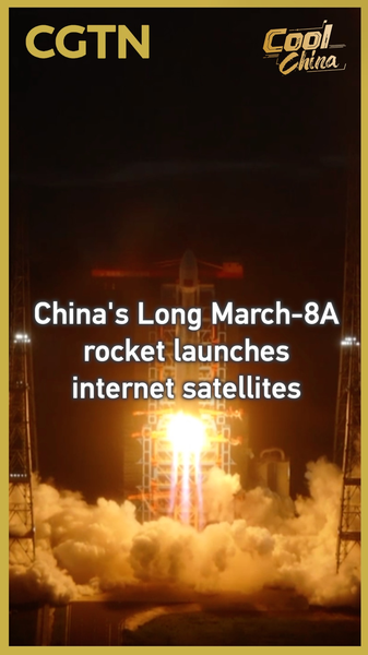 China_Launches_Long_March_8A_Rocket_with_Internet_Satellites video poster
