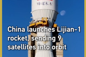 China_s_Lijian_1_Rocket_Launches_UAE_Satellite_Among_9_Payloads video poster
