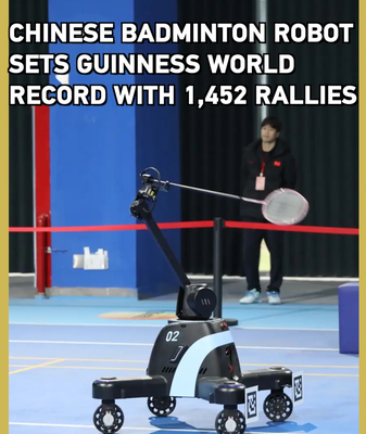 Chinese_Badminton_Robot_Smashes_Guinness_World_Record_with_1_452_Rallies video poster