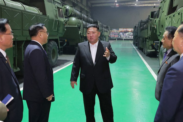 DPRK_Leader_Kim_Jong_Un_Unveils_New_Artillery_Strategy_During_Munitions_Visit