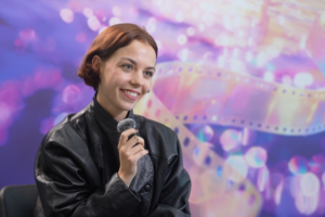 French Star Salomé Dewaels Praises Chinese Fans' Enthusiasm at Hainan Film Fest video poster