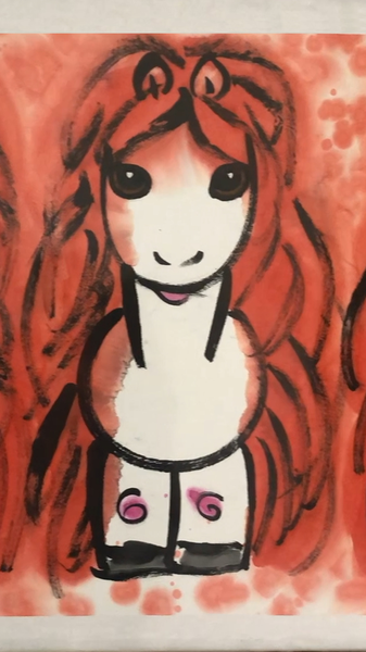 Qiu_Liquan_s_Horse_Art_Exhibition_Bridges_East_and_West_in_Beijing video poster