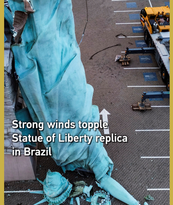 Storm_Topples_Statue_of_Liberty_Replica_in_Southern_Brazil video poster